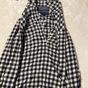 Black and white plaid long sleeve